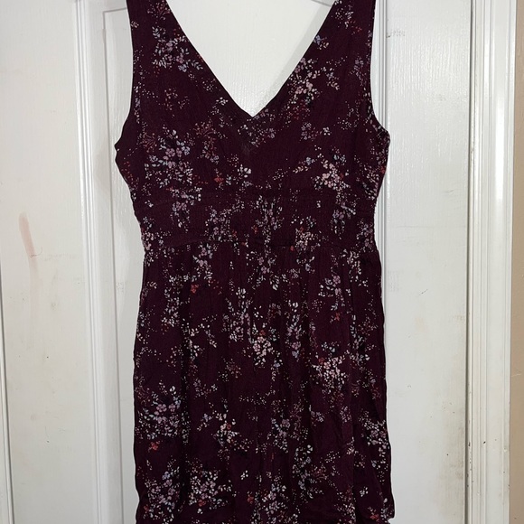 Aeropostale Floral Multicolor Babydoll Dress NWT — Large - Picture 2 of 6